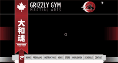 Desktop Screenshot of grizzlygym.com